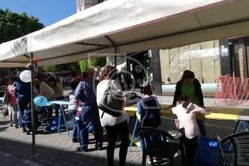 Desangelada clausura de la campaña de recogida juguetes en Telde (Foto Antonio Alí y TA)